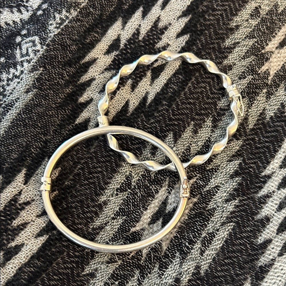 2 Sterling Silver Bracelets